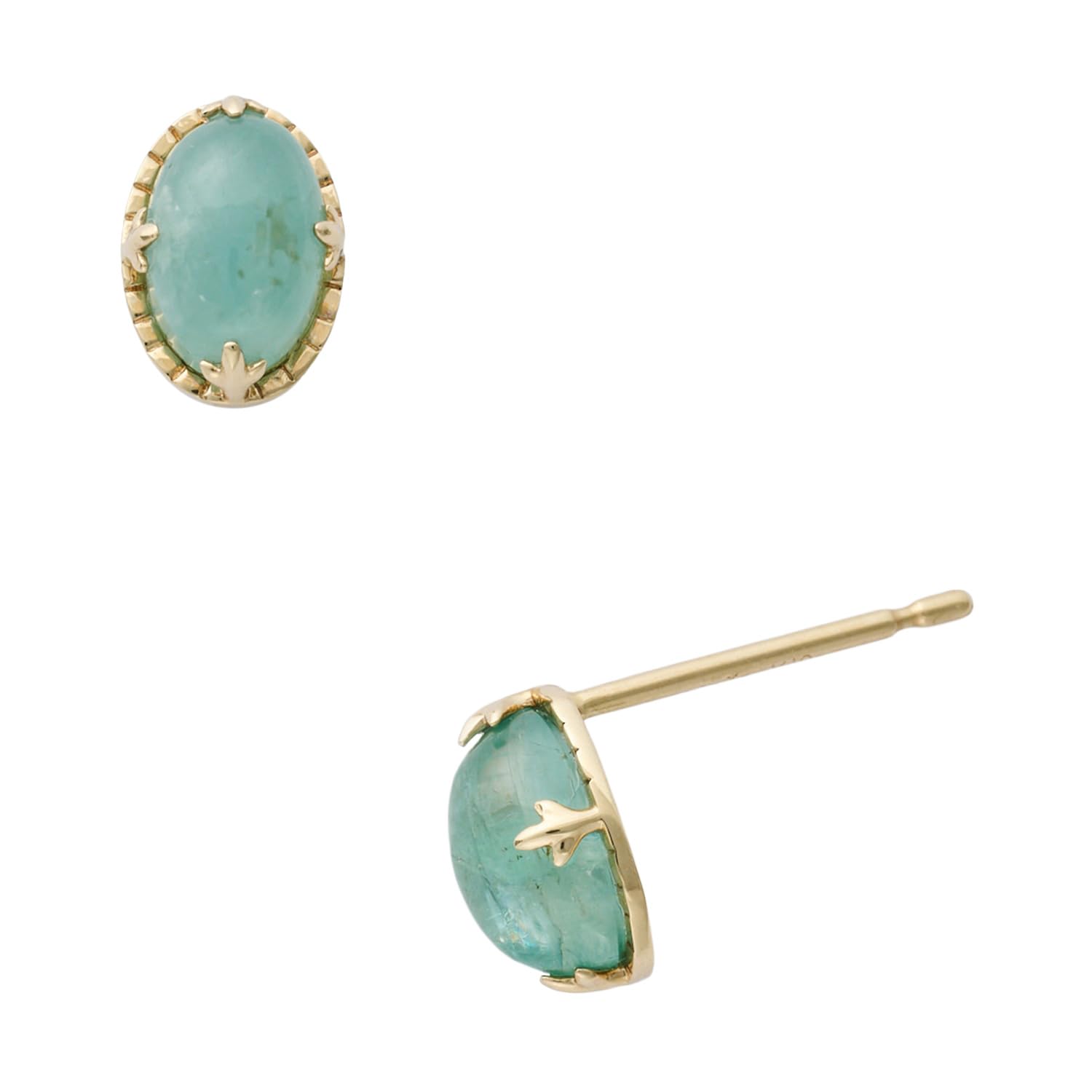 

K10 Grandidierite earrings [agete]