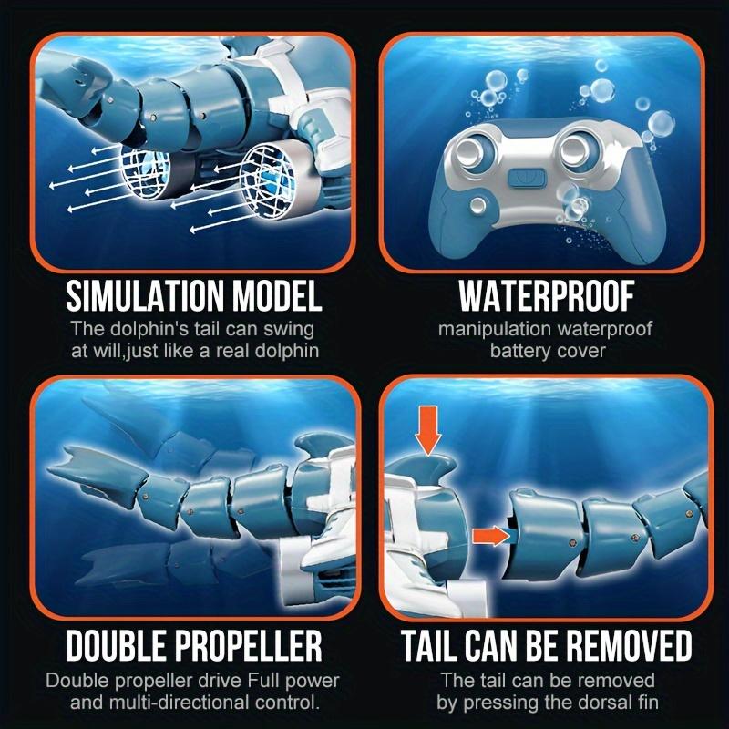 Игрушка-дельфин с дистанционным управлением Kelaton для детей - радиоуправляемая лодка 2 — фото 5