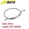 65/70/75cm 45° Master Cylinder Banjo Braided Hydraulic Brake Hose Line Cable For Harley Softail Breakout Fat Bob Low Rider 2018+