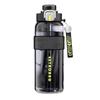 Large Capacity Outdoor Sports Water Bottle: High Temp Resistant, Drop-Proof, with Straw and Dual-Drink Feature.