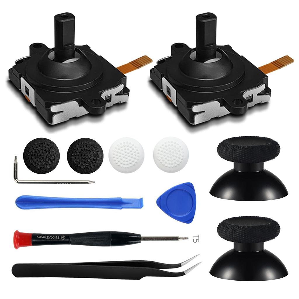 Duimstokken voor Oculus Quest 2 Controller Joystick Vervangingskit voor Meta Quest 2 Duimstokdoppen met Gereedschap