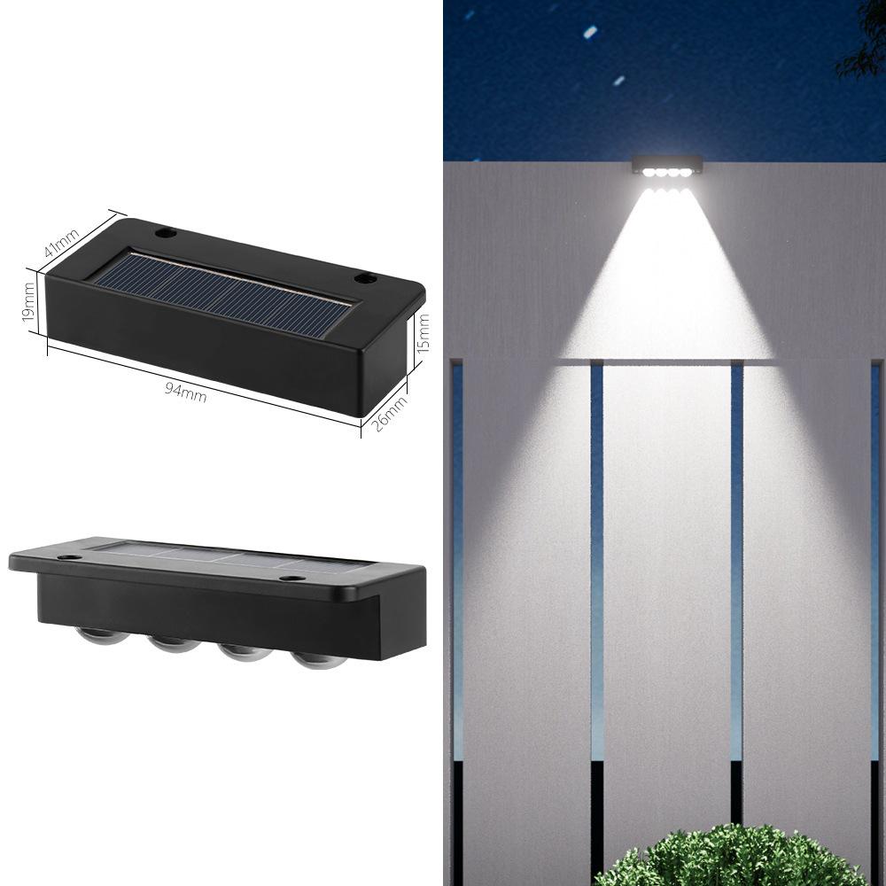 Automatic Solar Decorative Lights: Outdoor Wall, Stair & Balcony Illumination