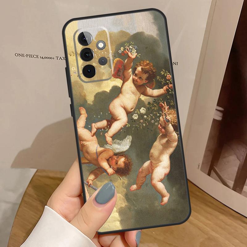 

Чехол Ангелы эпохи Возрождения для Samsung Galaxy A55 A35 A15 A14 A34 A54 A53 A33 A23 A13 A12 A32 A52 A51 A71 Samsung A12