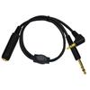 Gold-Plated 6.35mm 1/4" Female to 6.35mm 1/4" Male Cable Stereo Audio Adapter Y Splitter Cable 6.35mm to 3.5mm Male
