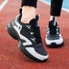 Autumn leather waterproof shoes women's versatile simple casual shoes black lightweight sports shoes children