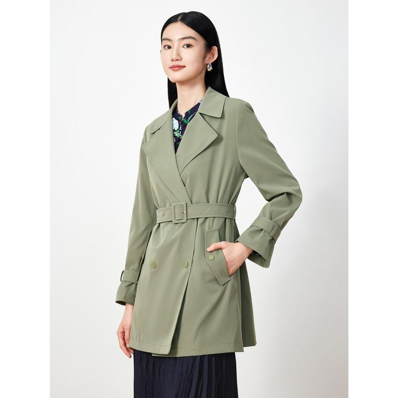 JZ Jiuzi Women's Clothing 2023 Spring New Windbreaker Jacket JWDC41214