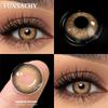 FUNSACHY 2Pcs Colored Contacts Lenses Beauty Fashion Health Soft Natural Contacts Lens Eye Color Makeup Yearly Cosmetics Pupils