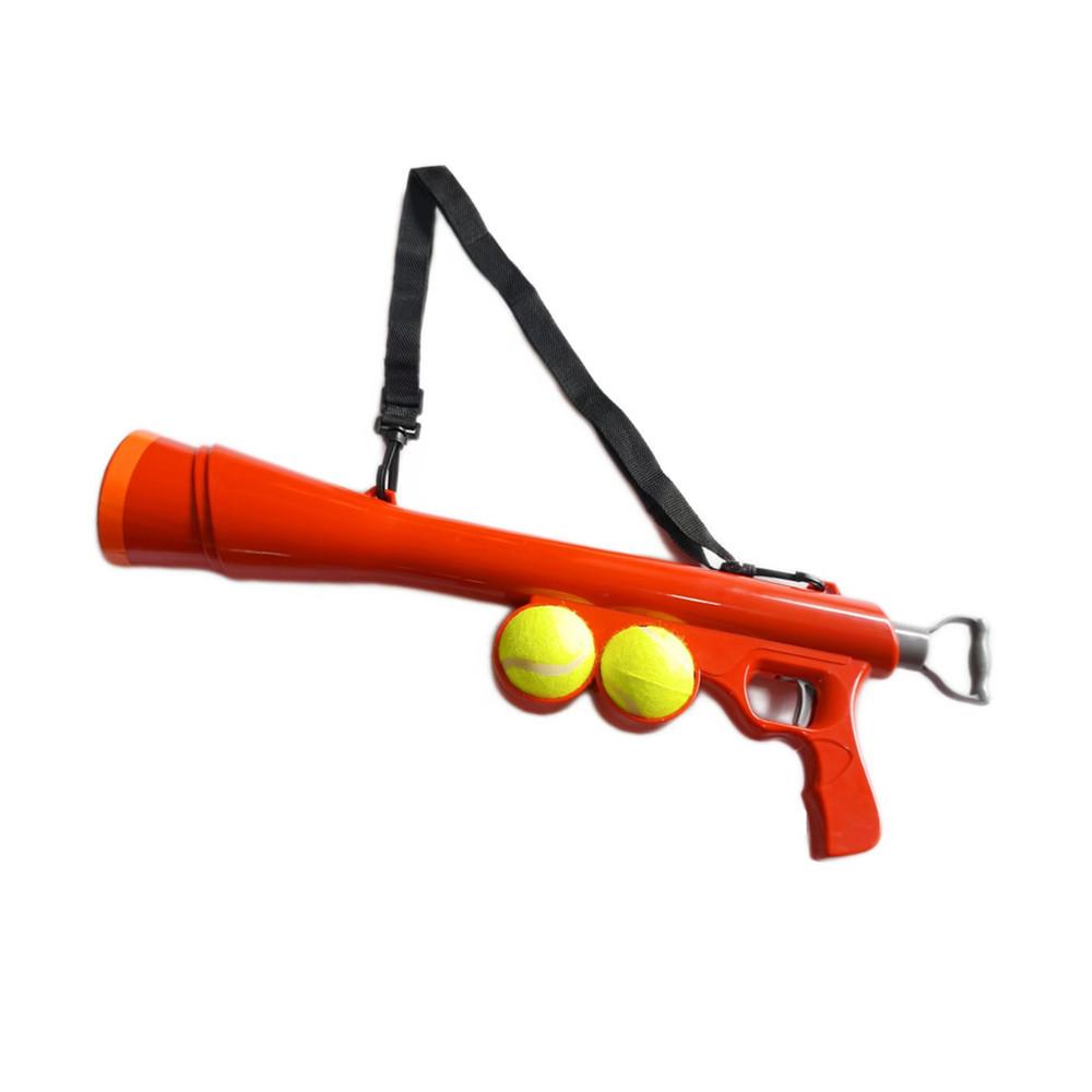 Pet Dog Tennis Training Shooting Gun Supplies Launcher Outdoor Relieve Boredom Interactive Puzzle Toy Pet Toy Pet Training New