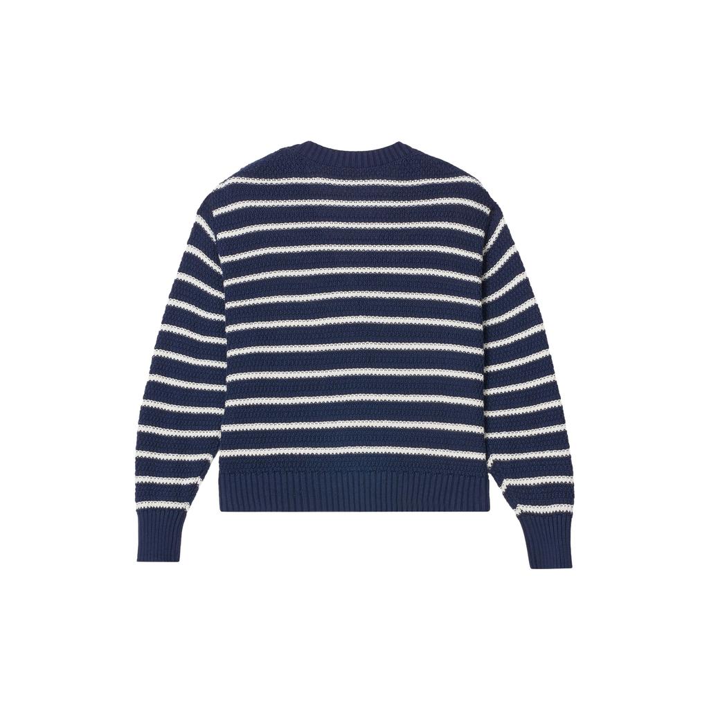 Levis Relaxed Comfortable Versatile Striped Knit Sweater Women tops A8728-0028
