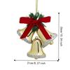 Plastic Christmas Bell Hanging Ornament Christmas Tree Bell Decoration  Window Decoration