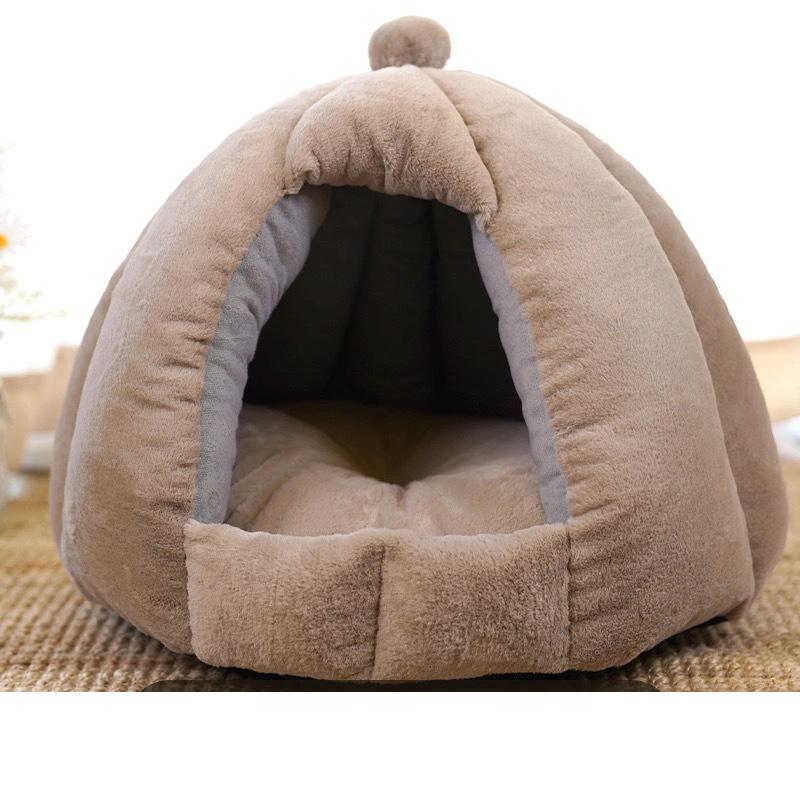 Pet Dog Beds Mats Soft Plush Warm Sofa Kennel Sleep Basket for Small Dogs Cats Supplies Basket Blanket Accessories