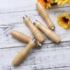 5pcs Wooden For File Wood Rasp Screwdriver Tools Ergonomic 11.3Cm 6.2Mm Handle For File Inner Hole Hand Tool Set