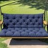 Comfort Focused Swing Swing Cushion Waterproofie Swing Cushions 60x40Inch Thicked Cotton Filling Slip Proof Base