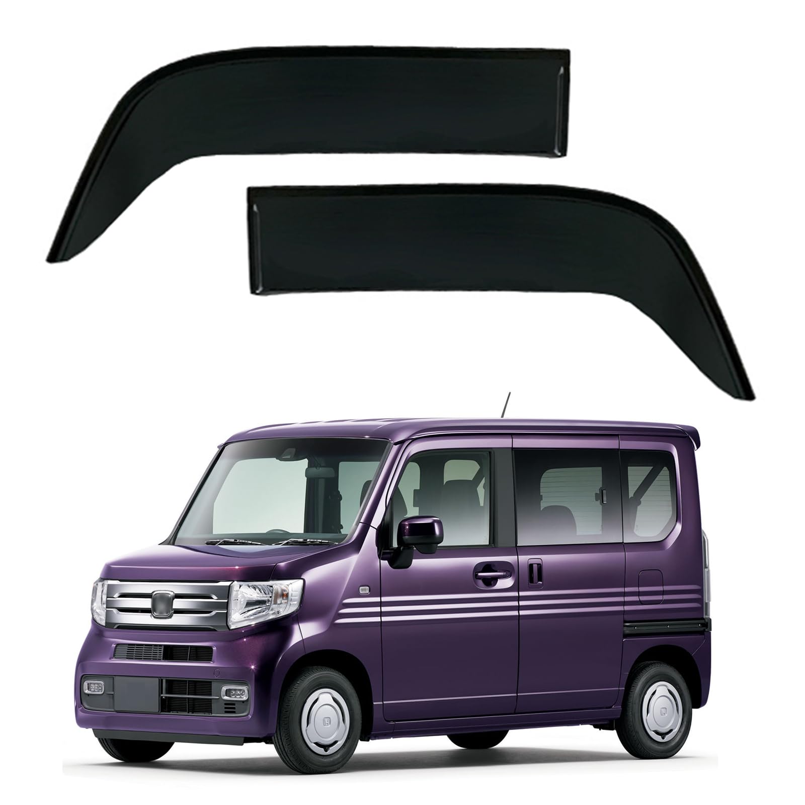 

YORKNEIC Боковые козырьки для Honda Совместимые с 2018 года по настоящее время Дверные козырьки Оконные козырьки Прочная лента Брызговики Солнцезащитные козырьки Дождевики Заказные детали