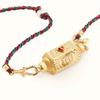 Collana Tarocchi Colore San Valentino Design di Nicchia Ciondolo Occhio di Stella Placcato Oro Mantenimento del Colore
