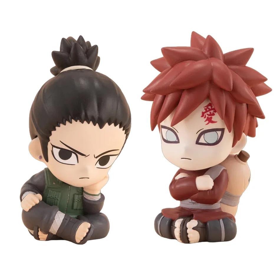 8pcs/Set Version Anime Naruto Figure Kakashi Sasuke Uchiha Itachi Gaara Haruno Sakura Action Figural Model Kids Toys Gif Q PVC Kid Friendly