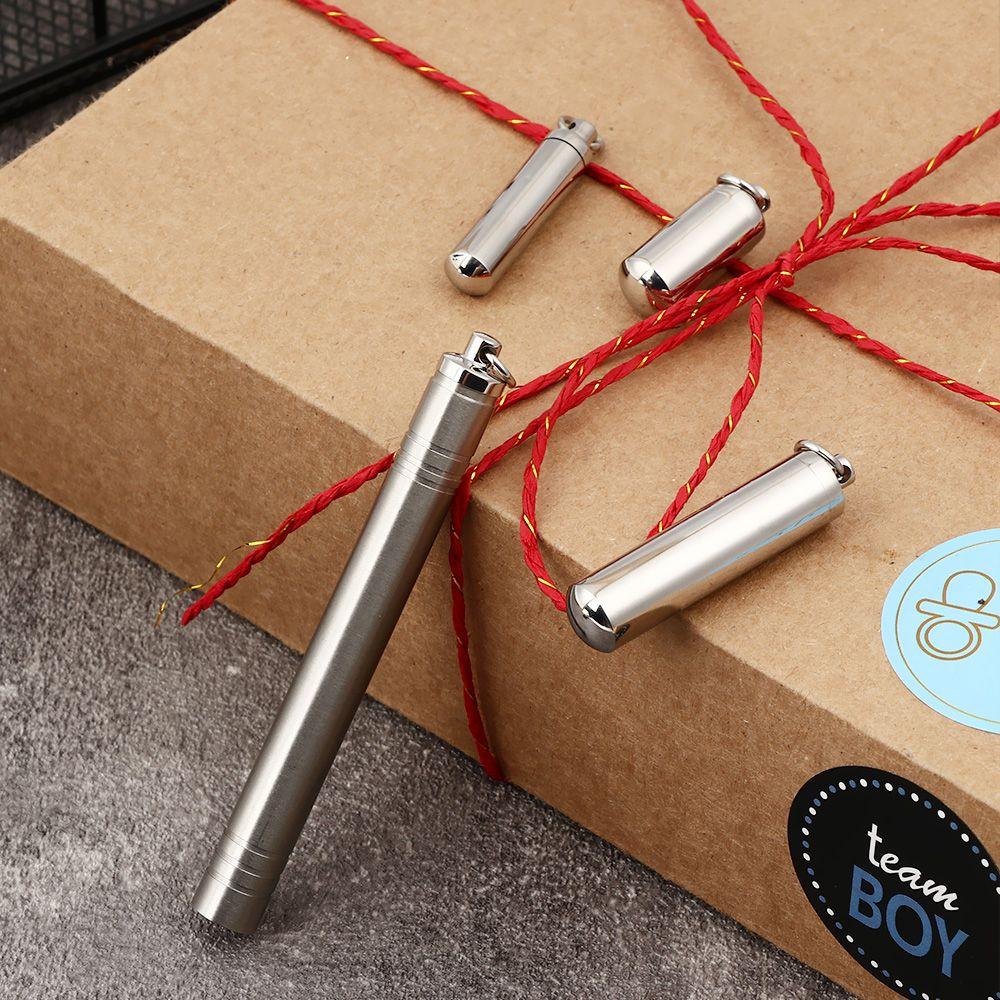 Charm Pill Case Aromatherapy Jewelry Perfume Vial Pendant Wishing Bottle Cylinder Tube Ashes Urn