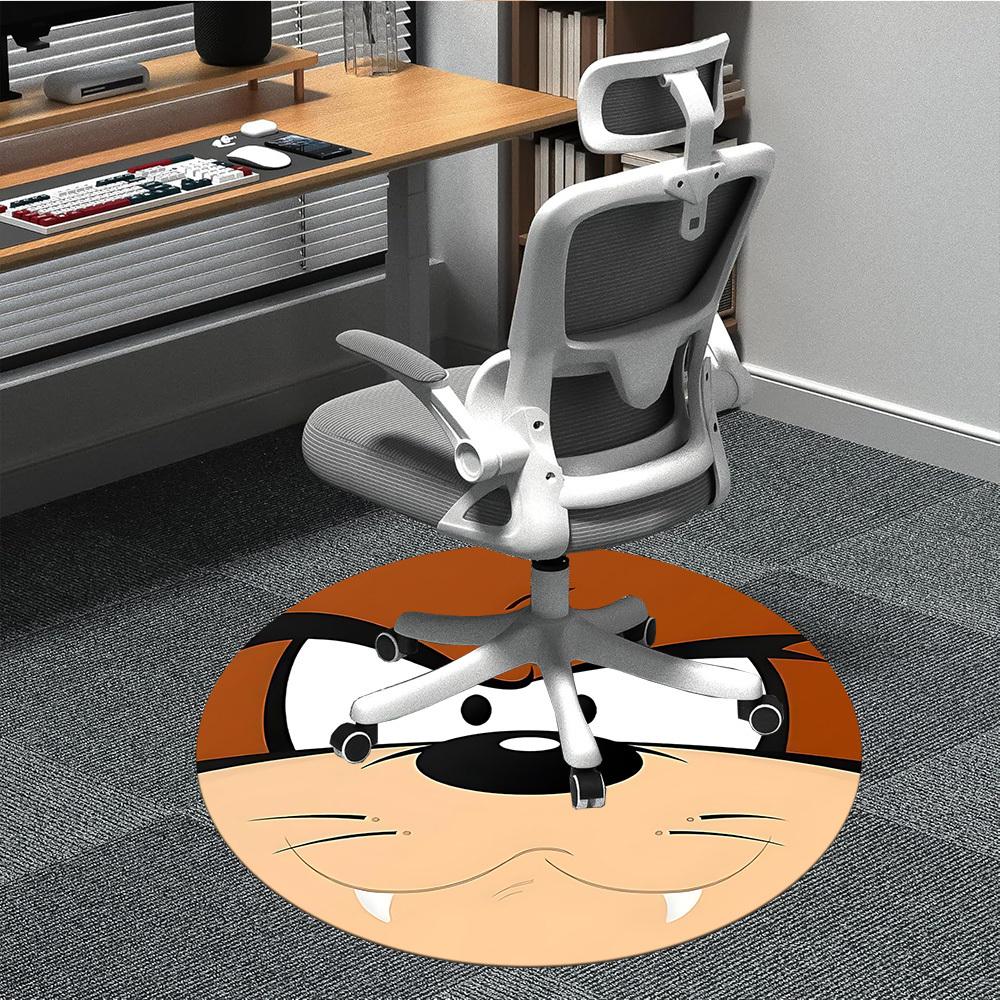 

1PC Looney Tunes Cartoon Office Round Area Rug, Indoor Mat Suitable For Office, Under Office Chairs Bedroom Living Room Home Decor DT1212046 80cm by 80cm