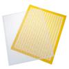 Exclusor de Colmeia de Plástico Branco/Amarelo para 8-10 Quadros, Múltiplos Tamanhos Ferramenta de Apicultura