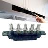 Convenient Piano Type Pushbutton Switch User Friendly Pushbutton Switch Metal Key Switch Perfect for Kitchen Appliances
