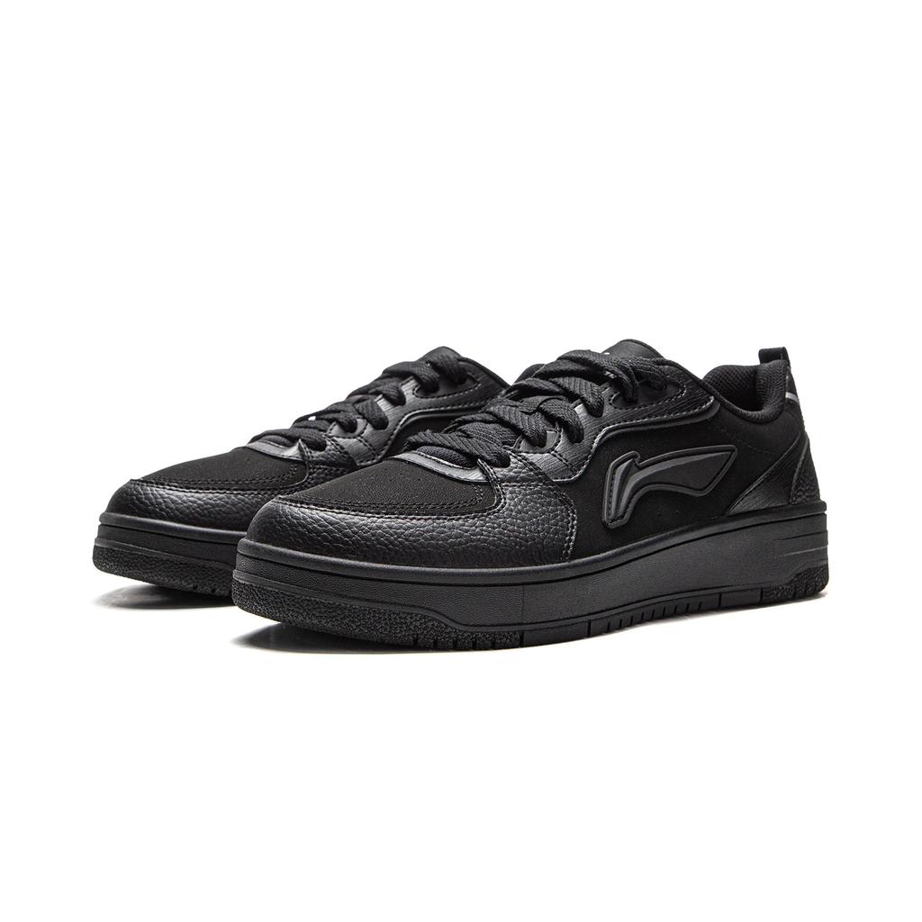 New LiNing Tianji Soft Cushioning, Wear Resistant Low Top Skateboard Shoes Men's Black AGCV341-5