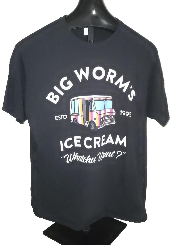 Vtg 1995 Movie Big Worm s Ice Cream Whatchu Want Graphics Size XL Tee Shirt XXXL