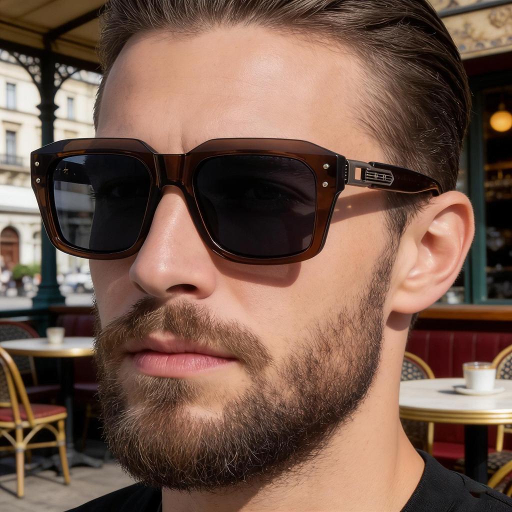 KAJILA 2026 Fashion Square Polarized Sunglasses for Men - Trendy Outdoor Sun Protection