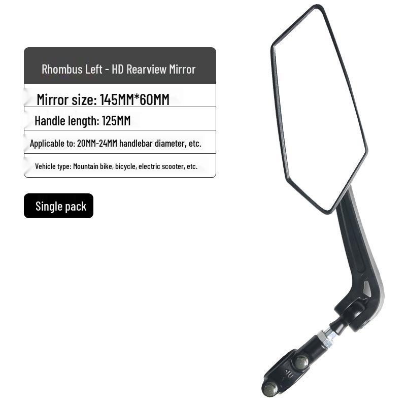 Espelho Retrovisor HD Dobrável para Bicicletas e Motocicletas