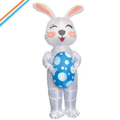 Easter Cute Easter Egg Rabbit Inflatable Costume Cartoon Doll Outdoor Performance Christmas Day Atmosphere Props