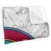 Wonder Woman Silky Comic Logo Supersoft Blanket