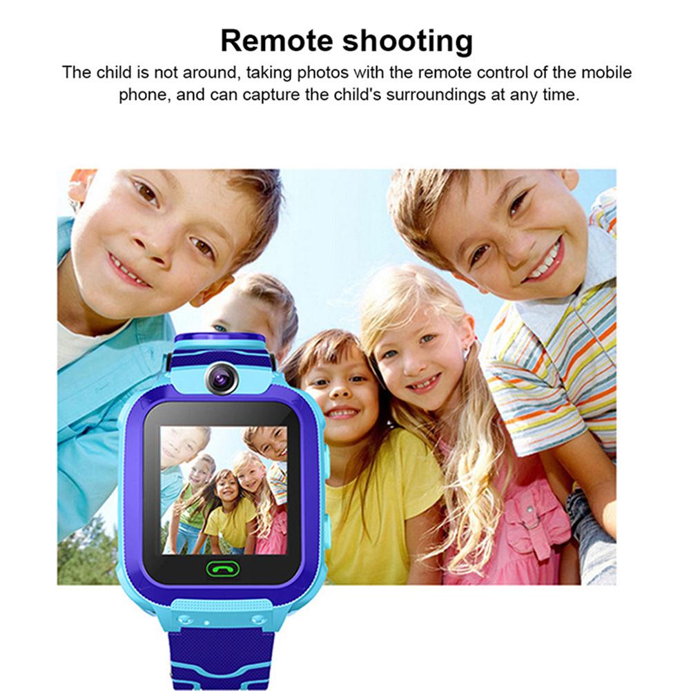 Q12B Kids Game Smart Watch Boys Girls Watch With 1.44" Screen Voice Chatting Camera Music Player Alarm Clock Flashlight Functions Smart Watch