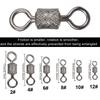 Fishing Rolling Swivel Connector Stainless Steel Solid Ring Bearing Barrel Heavy Duty Ball High Quality Durable High Strength