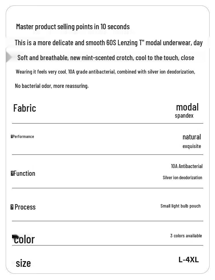 Herren Mint Factor Modal Antibakterielle Boxer Briefs 4er-Pack