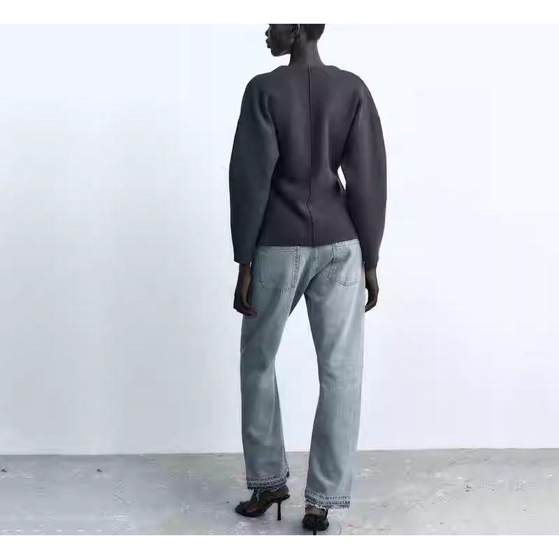 Spring New Arrival Loose Sleeves Knitting Outwear 5536160 5536005 High Waist Mini Skirt 5536161