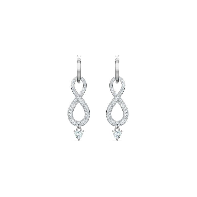 Swarovski Bezgalības Mūžīgās Mīlestības Auskari Sieviešu