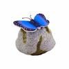 ABS Solar Butterfly Stone Lamp Simulation Stone LED Lawn Light  Outdoor Garden Decor