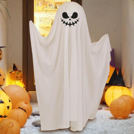 1 Set Glowing Ghost Ornament Durable Spooky Festive LED Ghost Prop for Halloween Parties Decorations