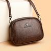 Stone Pu Leather Shoulder Hand Bag for Women Mom Purse Fashion Mother's Crossbody Bag Underarm Bag Small Square Satchel Handbag