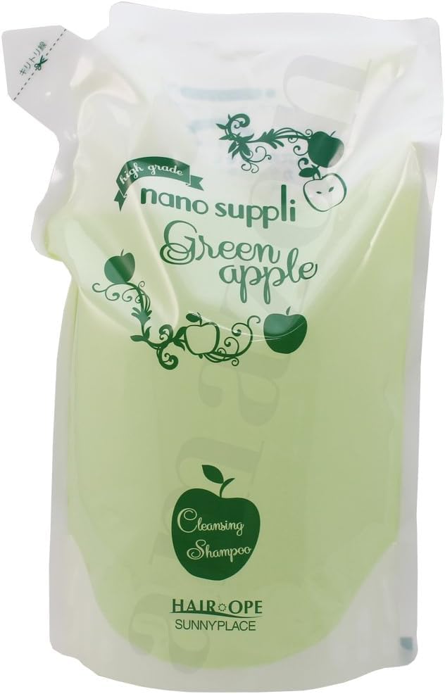 

Солнечное Место Нано Добавка Очищающий Шампунь 800мл Заправка Зеленое Яблоко белый