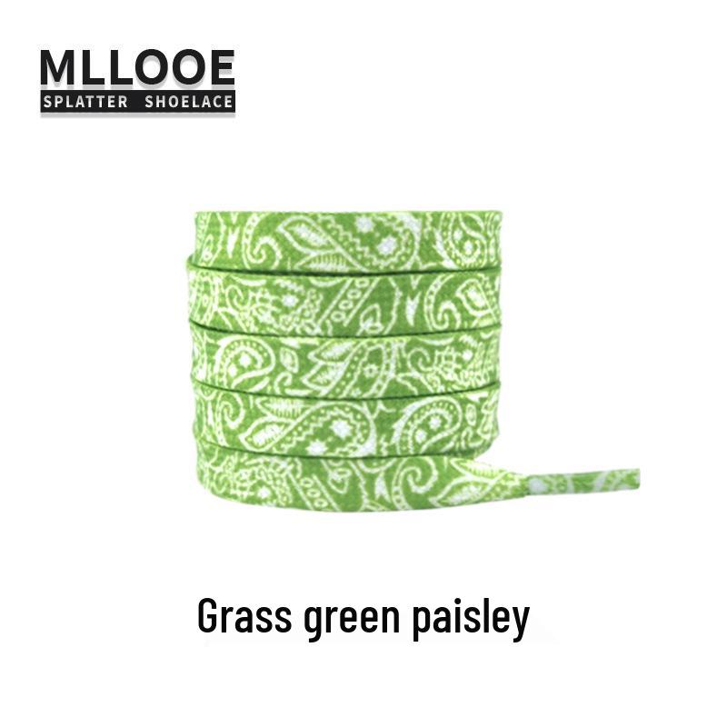 Cashew Flower Shoelaces for Air Force One AF1 & Casual White Sneakers