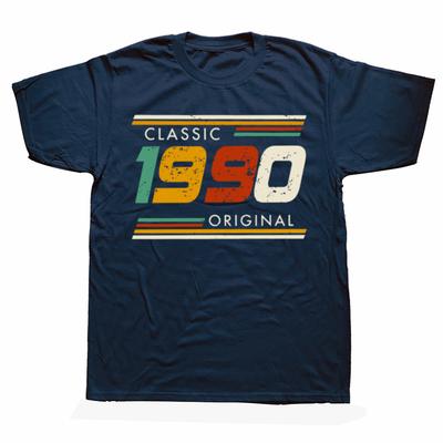 Graphic Birthday Gift Short Sleeved 36 Years Old Born In 1990 Shirt 36th Birthday Summer Tshirt Retro Vintage 1990 Tshirt