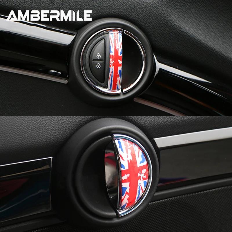 4-Piece Car Interior Door Handle Sticker Covers for Mini Cooper F54 F55 F60 Countryman