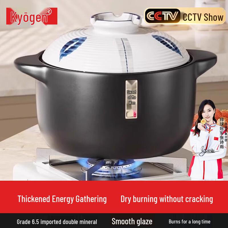 Jingyan Ceramic Casserole Pot 3.3L