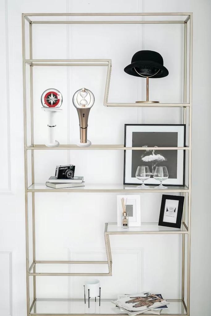 Stojak na pałeczki Light Stick K-Pop 5 szt. Regulowany uchwyt Biały Kompatybilny ze Stray Kids ENHYPEN