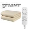 Electric Heating Blanket for Home Usesingle or Doublethickeneddual-controlsmart Timerwaterproofhree-level Electric Mattress