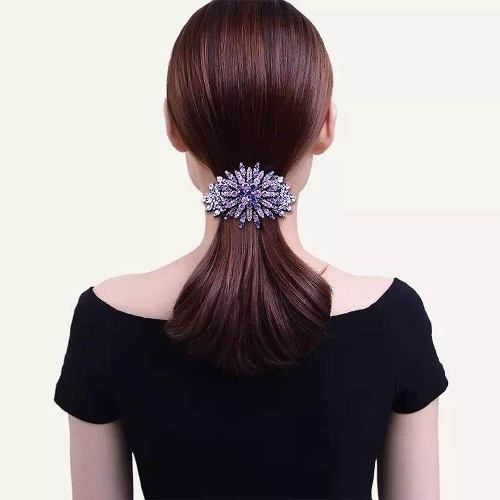 Gift Ponytail Holder Women Spring Clip Korean Style Hair Clip Ponytail Hair Clip Large Hair Clip