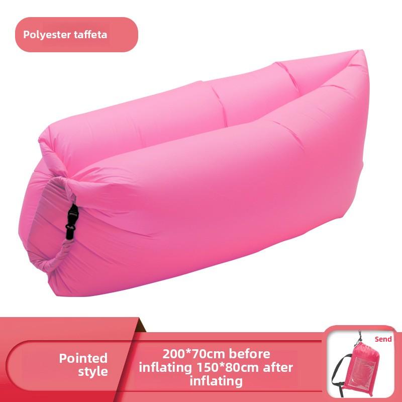 Kissenstil Aufblasbares Sandentdeckung Outdoor Tragbares Faules Luftsofa Faltbares Aufblasbares Bett Schlafsack Atmungsaktiv Praktisch