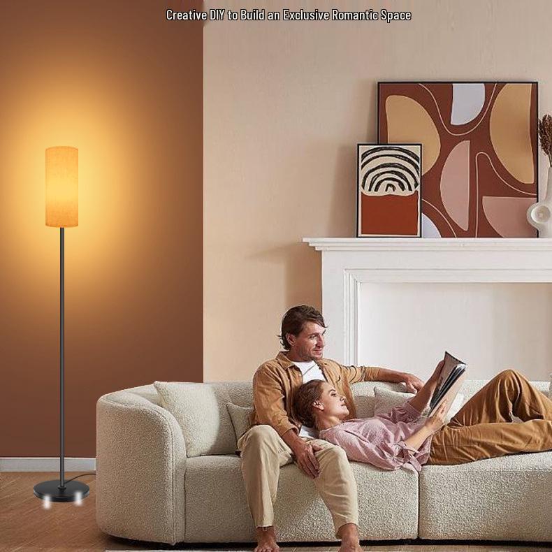 High-End RGB LED Floor Lamp with Bluetooth Dimming for Living Room and Bedroom