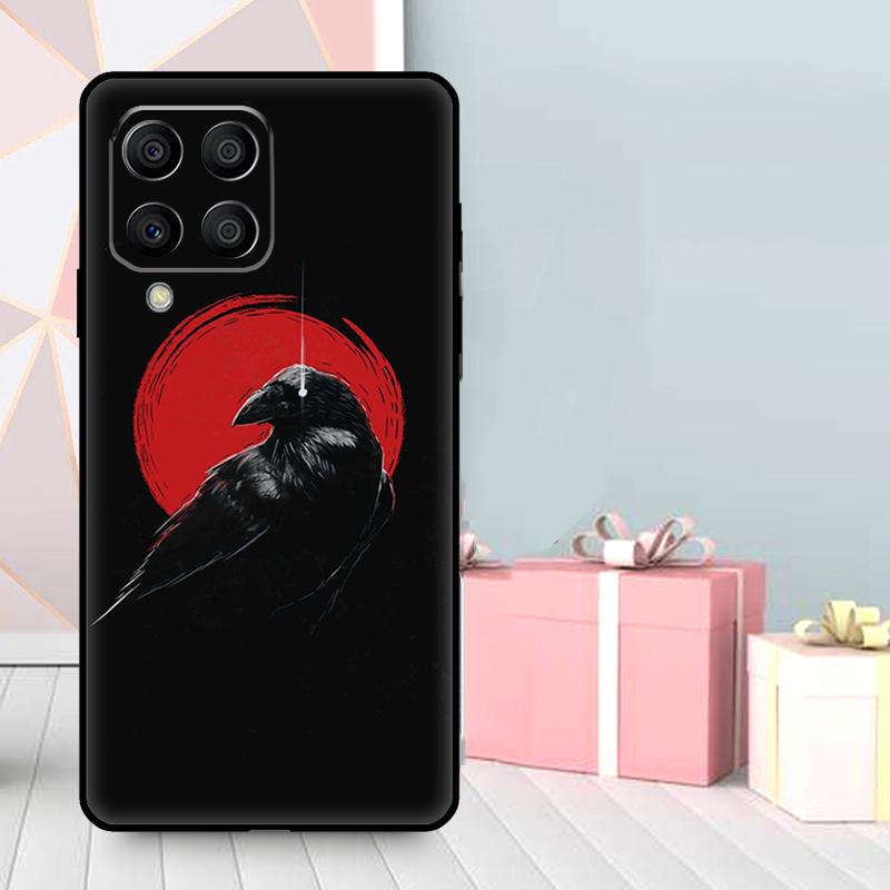 Crow Raven Dark Skull Case For Samsung Galaxy M56 M52 M32 M53 M16 M11 M21 M31 M35 M12 M13 M14 M15 M36 M55 M34 M54