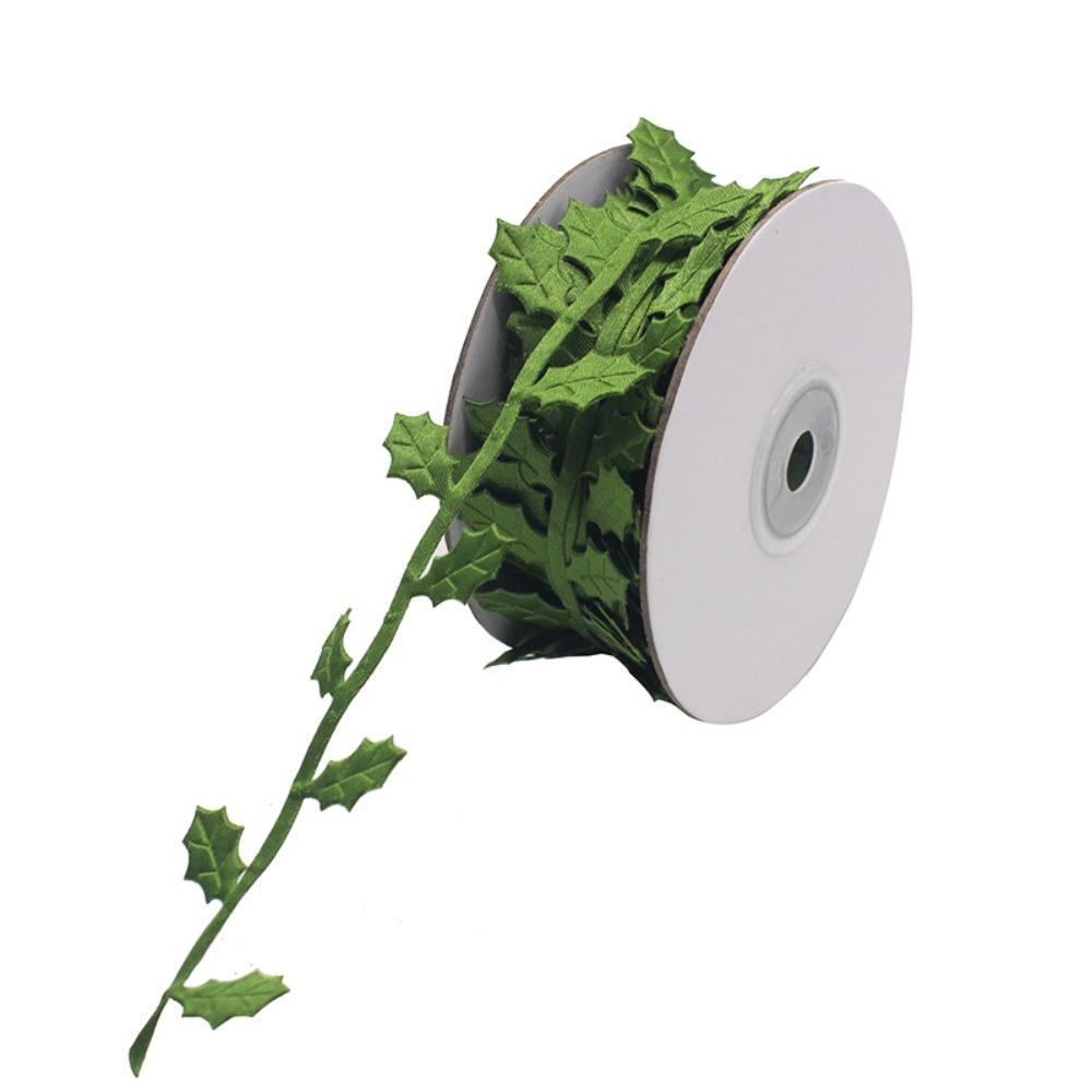 10M Length Maple Leaf Ribbon Multi Color Leaf Trim DIY Accessory Foliage Ribbon Gift Wrapping